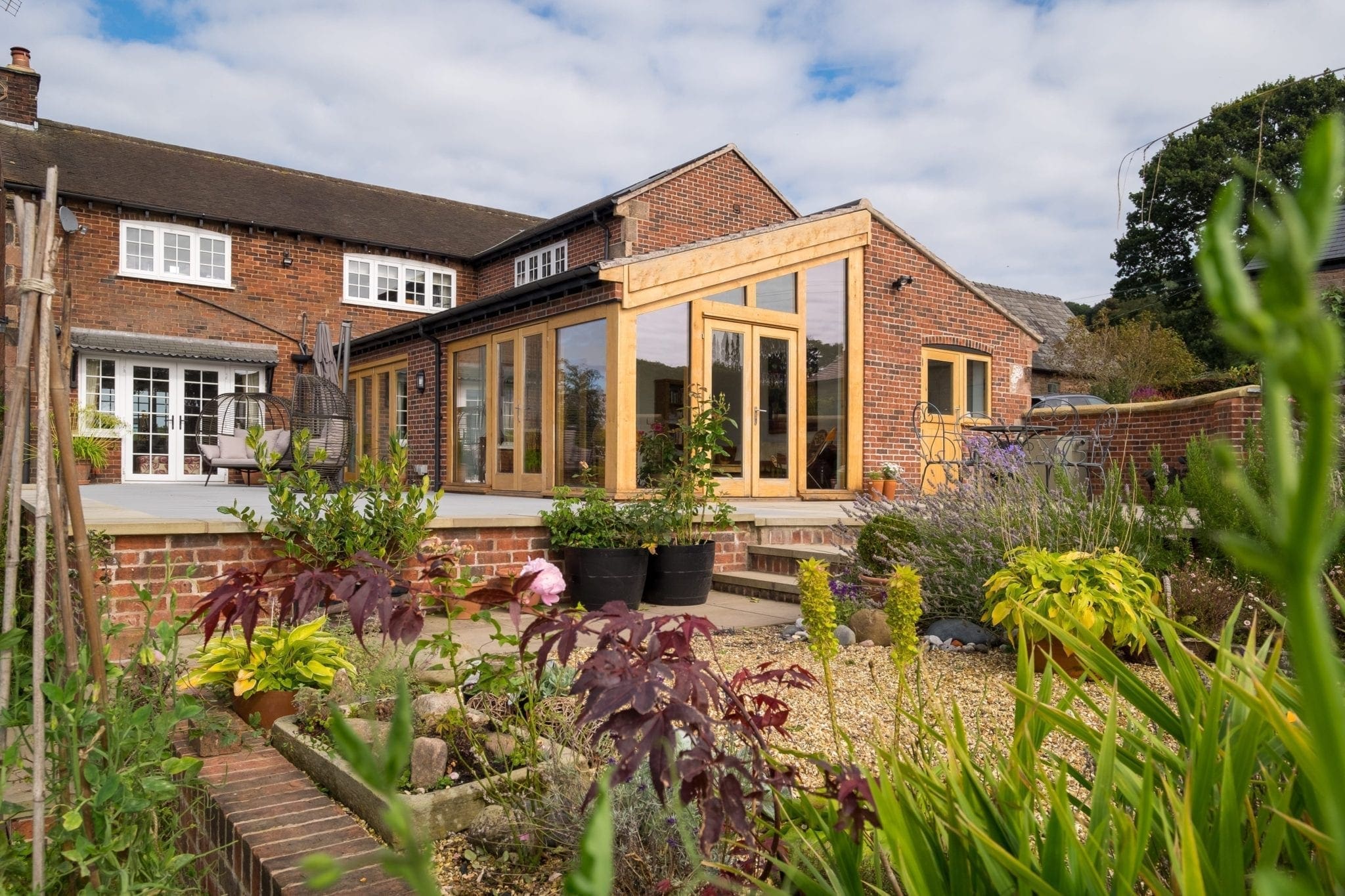 oak framed extension